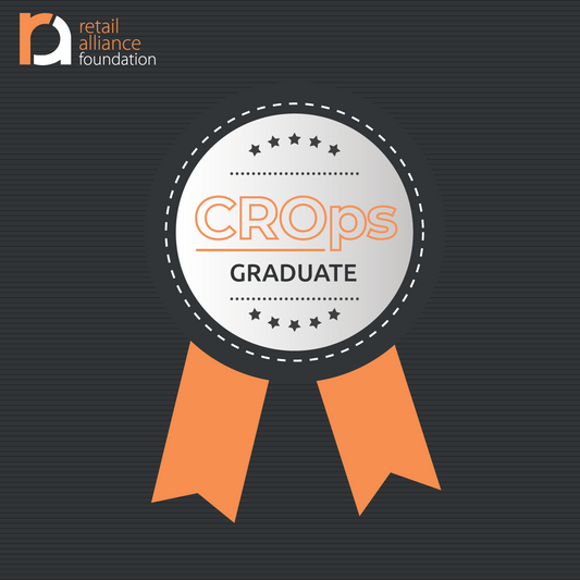 JenDore founder Jenna Green receives Certificate in Retail Operations (CROPS) from the Retail Alliance Foundation – 2024 cohort badge