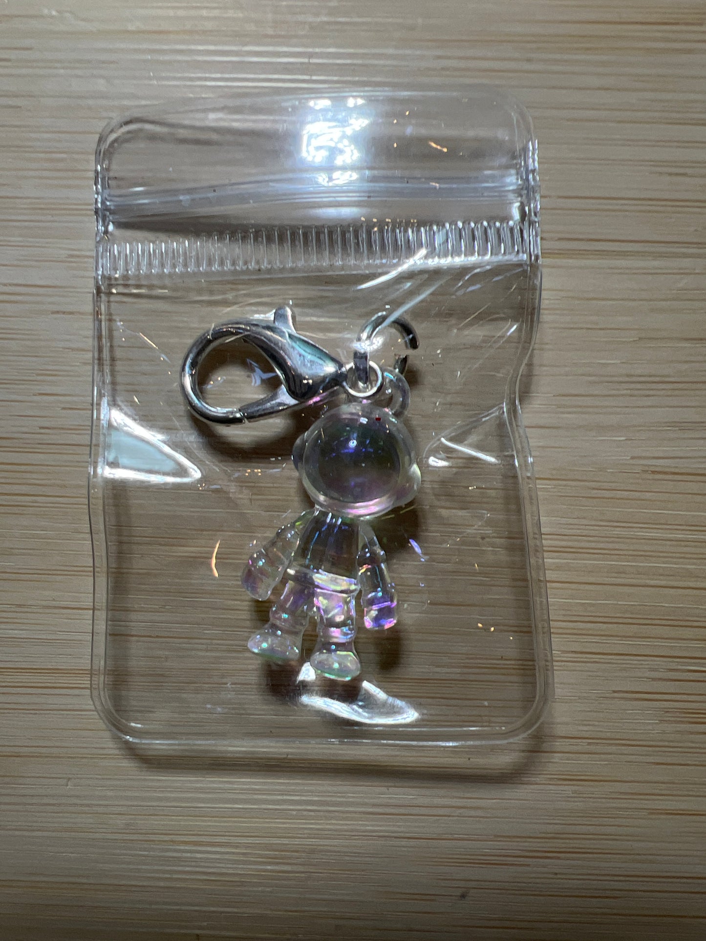 JenDore Handmade Crystal Astronaut Bag Charm