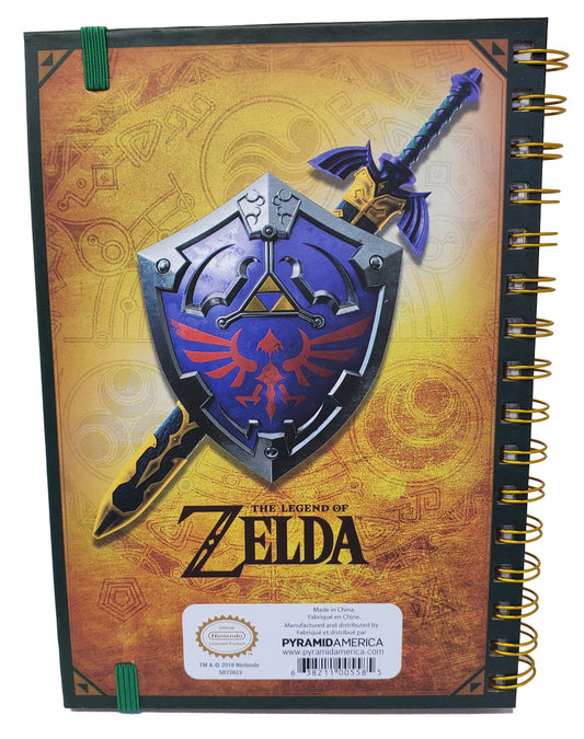 The Legend of Zelda Link 3D Lenticular A5 Wiro Notebook – 240 Pages