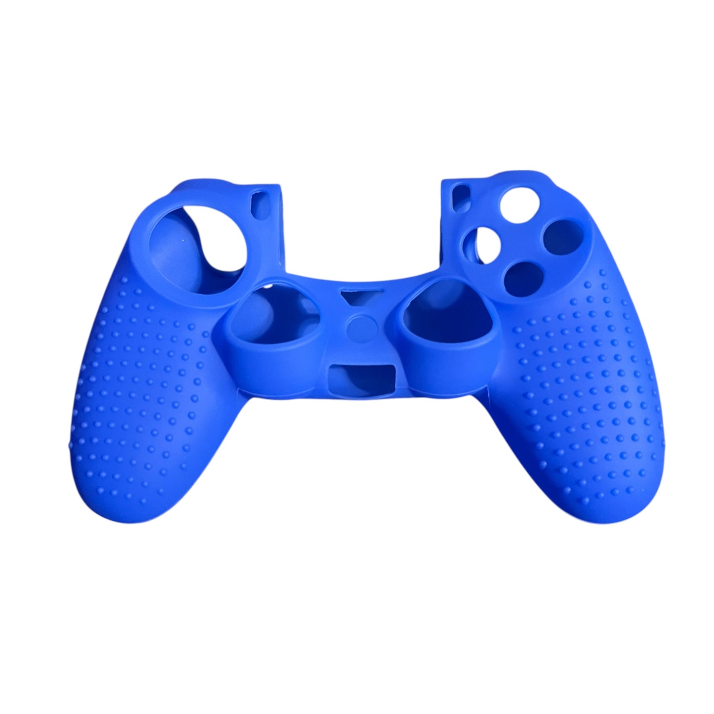 JenDore blue silicone cover compatible with PS4 Pro and Slim controller with grip texture