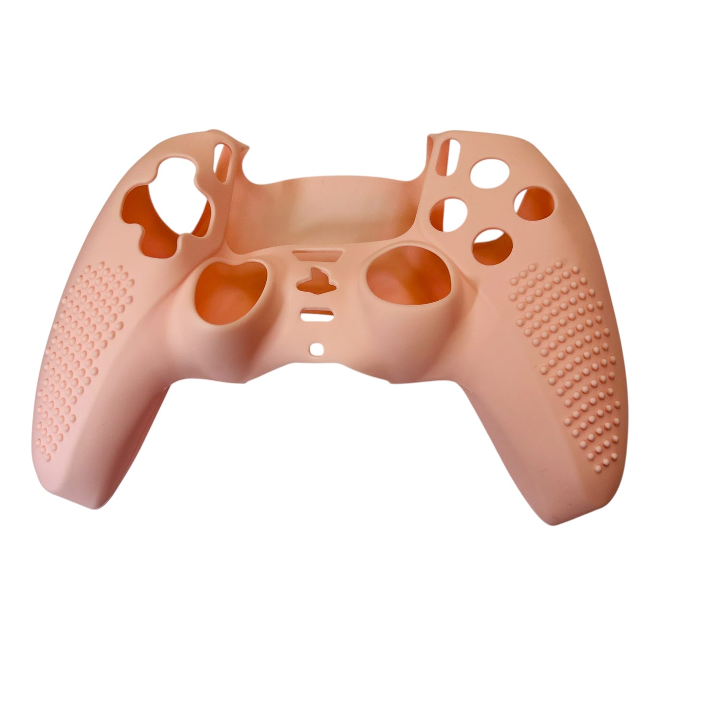 JenDore peach silicone anti-slip grip cover for PS5 wireless controller
