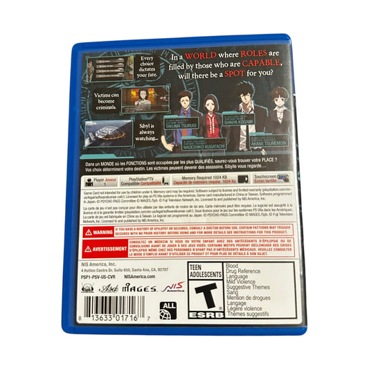 Preowned PS Vita sci-fi visual novel game with case tested by JenDore