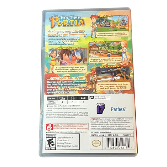 Used My Time at Portia Nintendo Switch Video Game