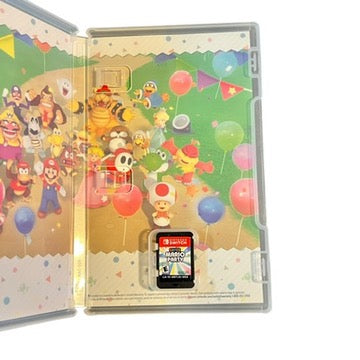 Used Super Mario Party Nintendo Switch game with original case, preowned and tested, sold by JenDore in Norfolk, VA.