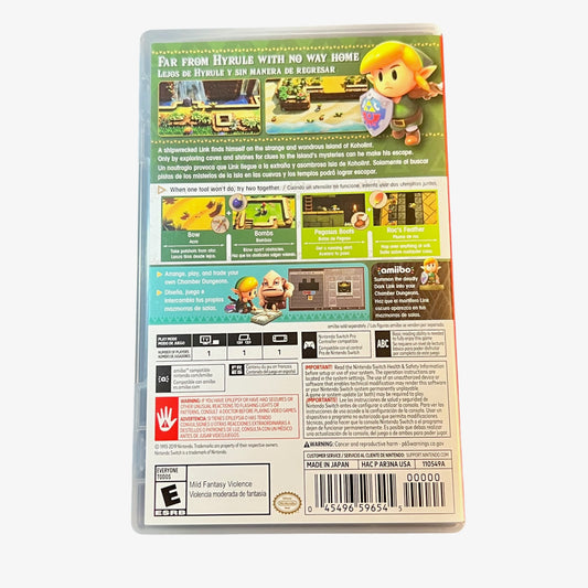 Used The Legend of Zelda: Link’s Awakening Nintendo Switch game with original case, preowned and tested, available from JenDore in Norfolk, VA.