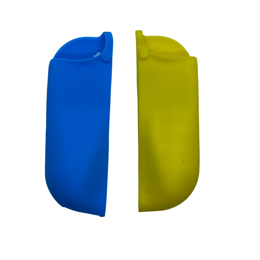 JenDore Fundas protectoras Joy-con de silicona azul y amarilla para Nintendo Switch