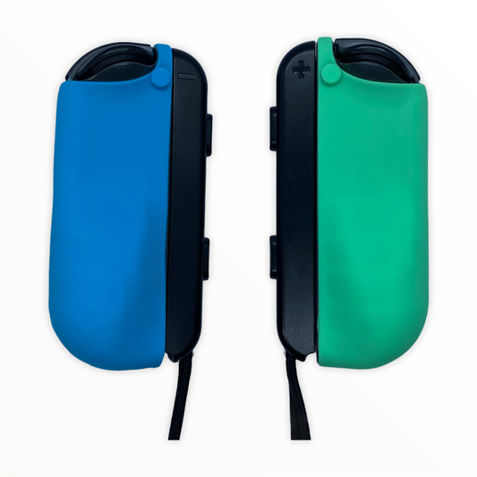 JenDore Blue & Green Silicone Protective Shell Controller Covers – Compatible with Nintendo Switch Joy-Con