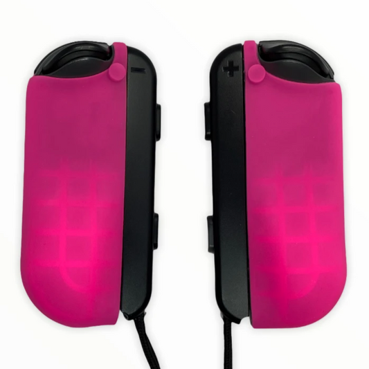 JenDore Pink Silicone Protective Shell Covers – Compatible with Nintendo Switch Joy-Con