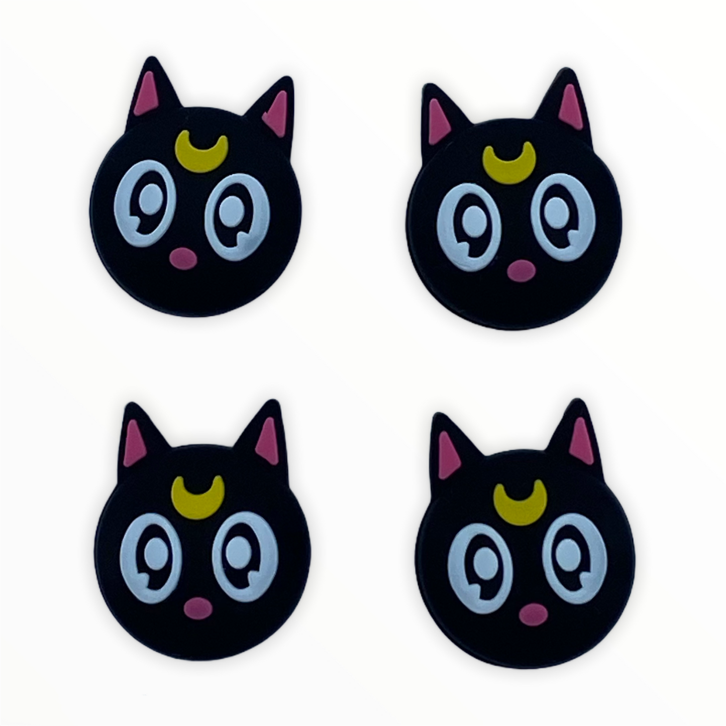 Jendore Cartoon Anime 4Pcs Capuchons de Poignée en Silicone pour Nintendo Switch & NS Lite