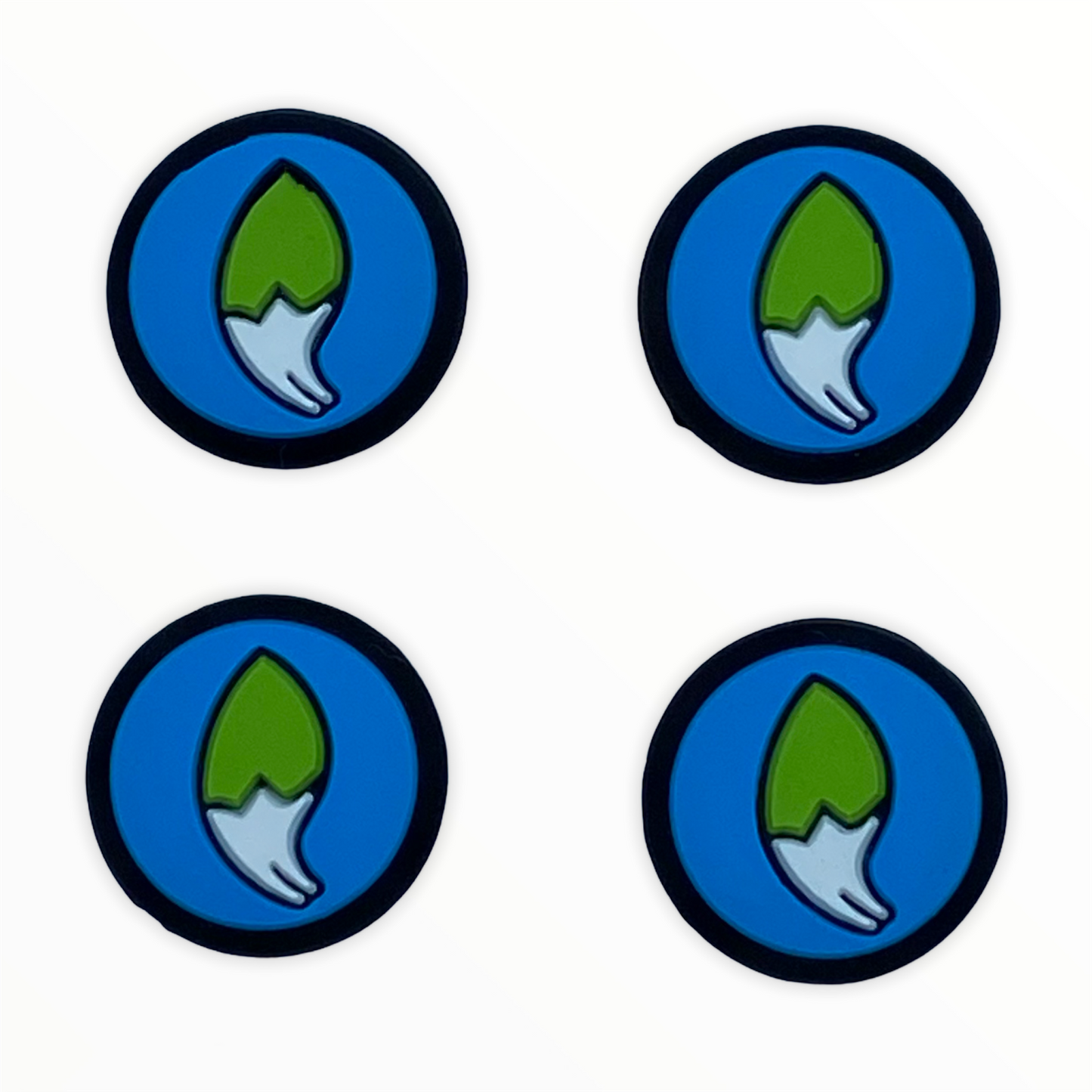 JenDore Verde 4 Piezas Tapas de Agarre de Pulgar de Silicona para Nintendo Switch