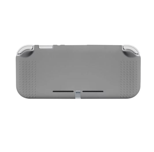 JenDore Funda Completa de Silicona Gris Compatible con Nintendo Switch Lite