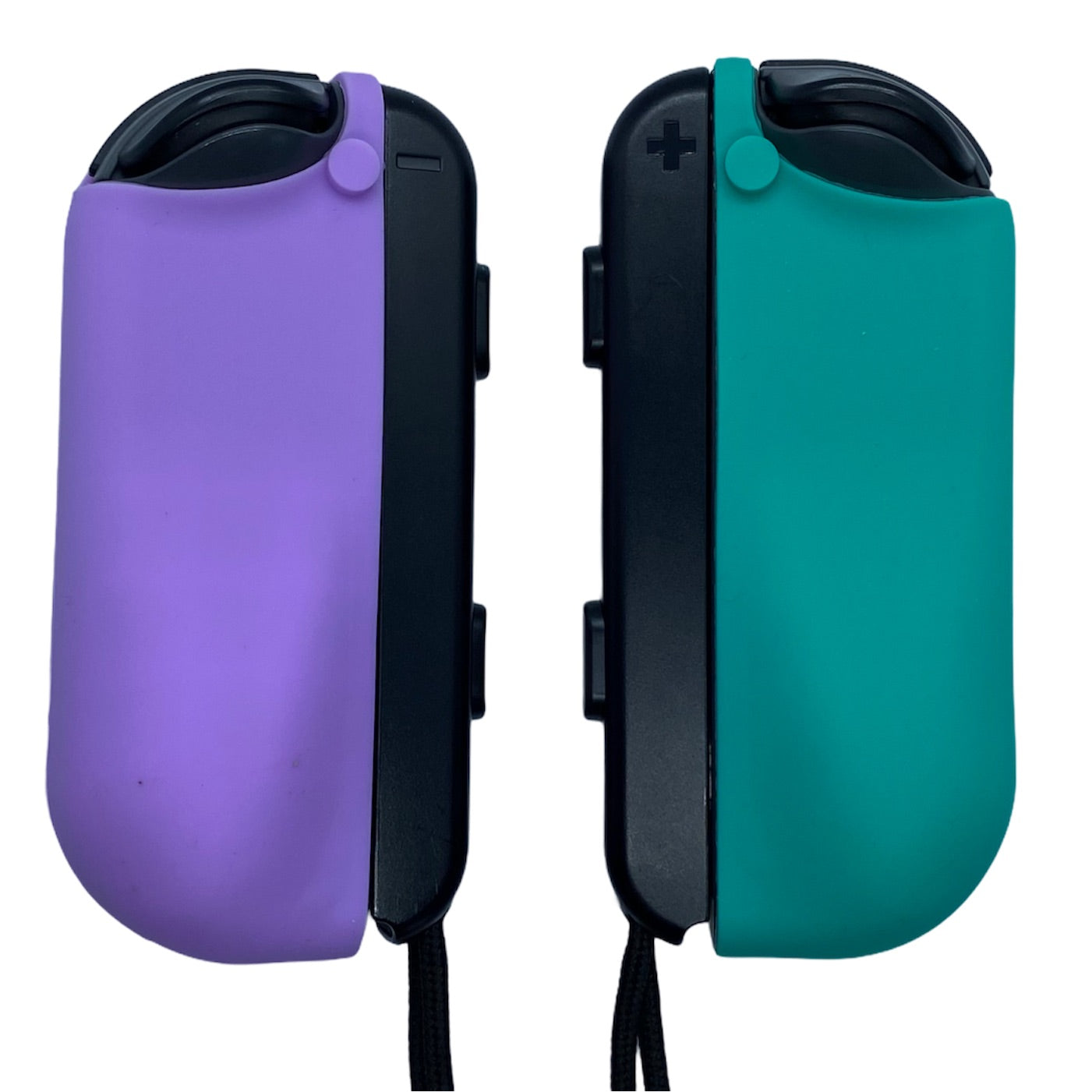 JenDore Teal & Lavender Silicone Protective Shell Controller Covers – Compatible with Nintendo Switch Joy-Con
