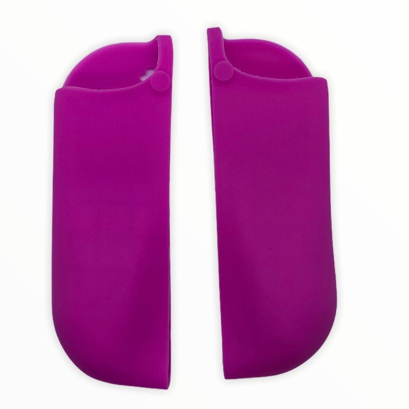 JenDore Fundas protectoras Joy-con de silicona fucsia para Nintendo Switch