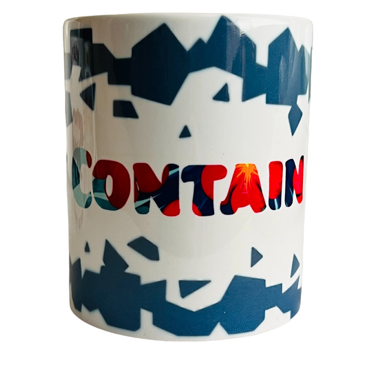 JenDore "Esto puede contener vino" 12 oz. Taza de té y café