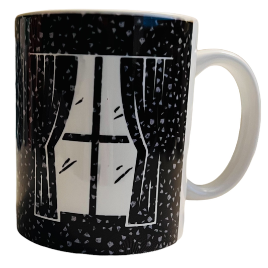 JenDore "Afuera hay demasiada gente" 12 oz. Taza de té y café