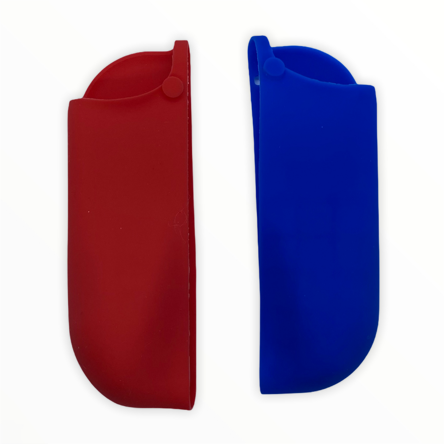 Jendore Coque de protection en silicone bleu et rouge pour Nintendo Switch Joy-con