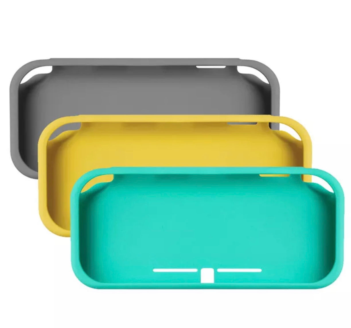 JenDore Funda protectora de silicona para Nintendo Switch Lite, color verde azulado