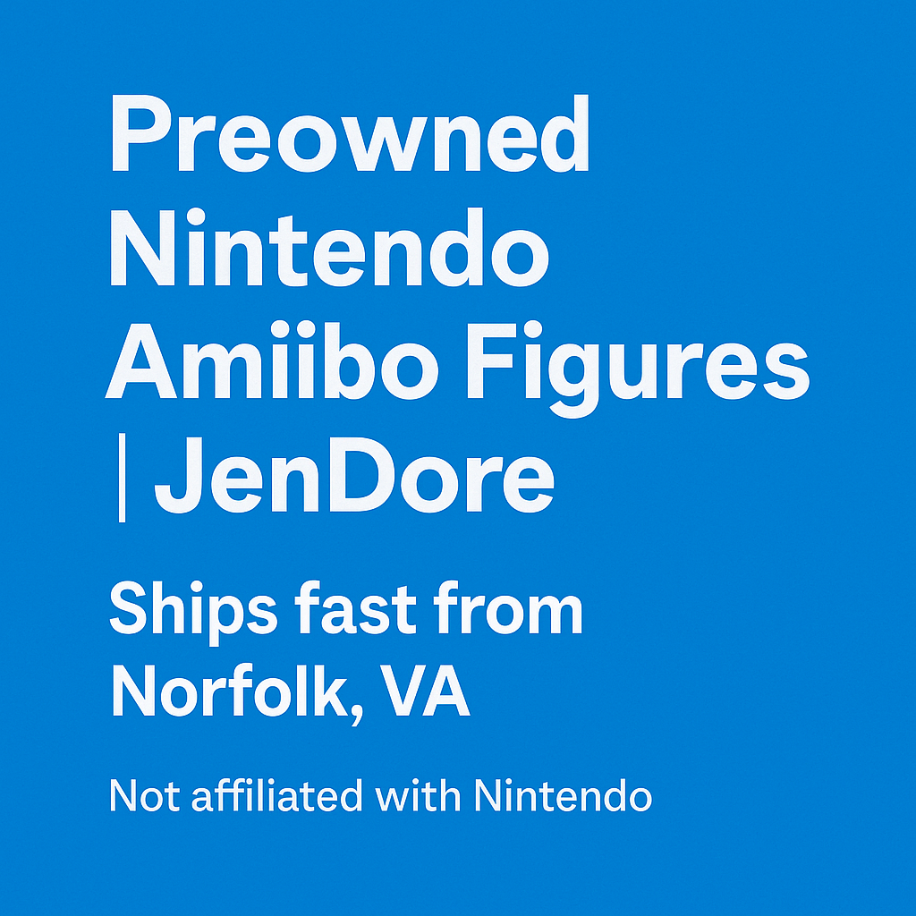 Preowned Nintendo Amiibo Figures | JenDore