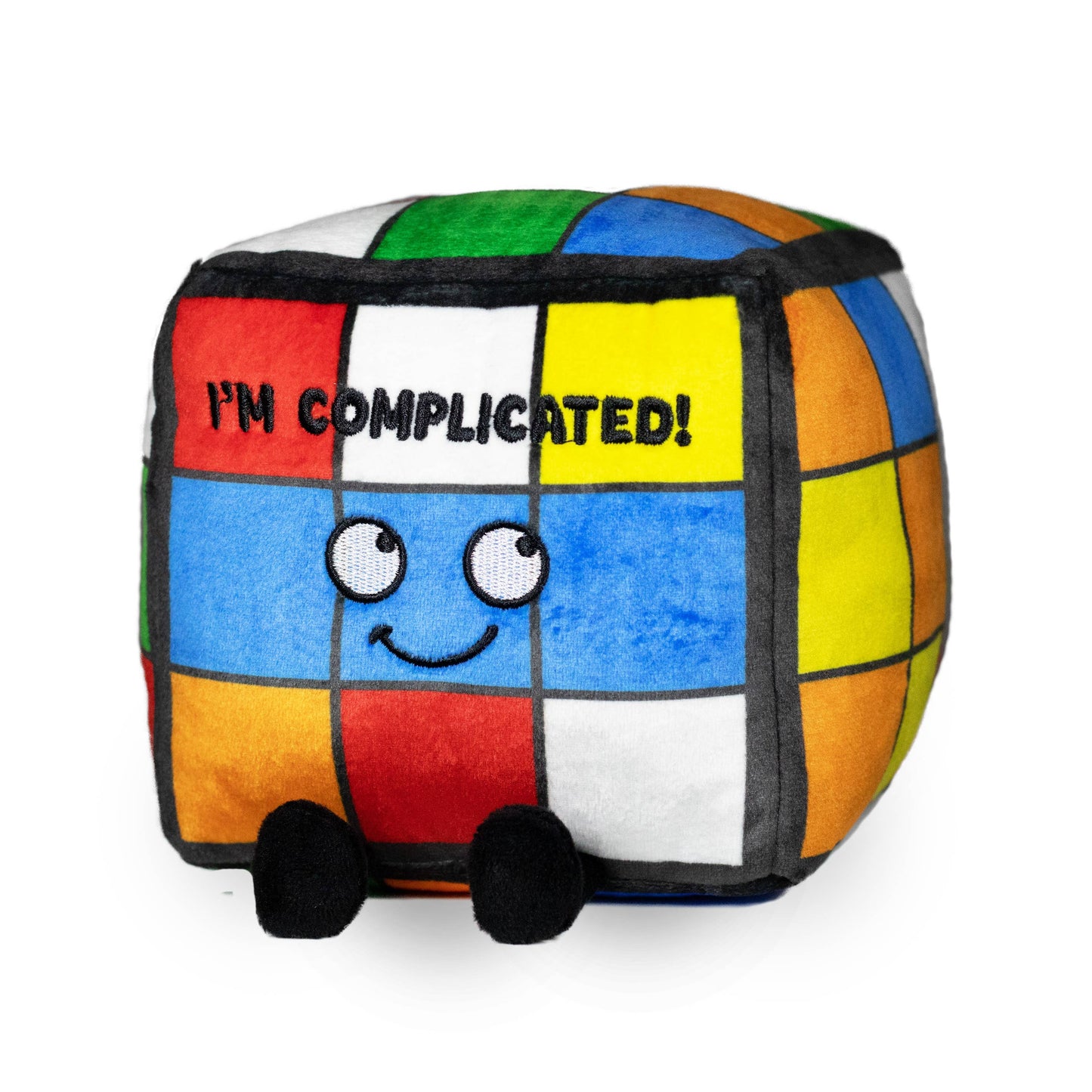 Puzzle Cube Plush Collectible Plush Gift  Soft Toy Funny