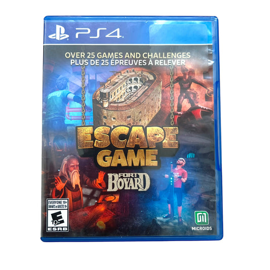 Used Escaped Game Fort Boyard PS4 Playstation Video Game with Case | Preowned at JenDore