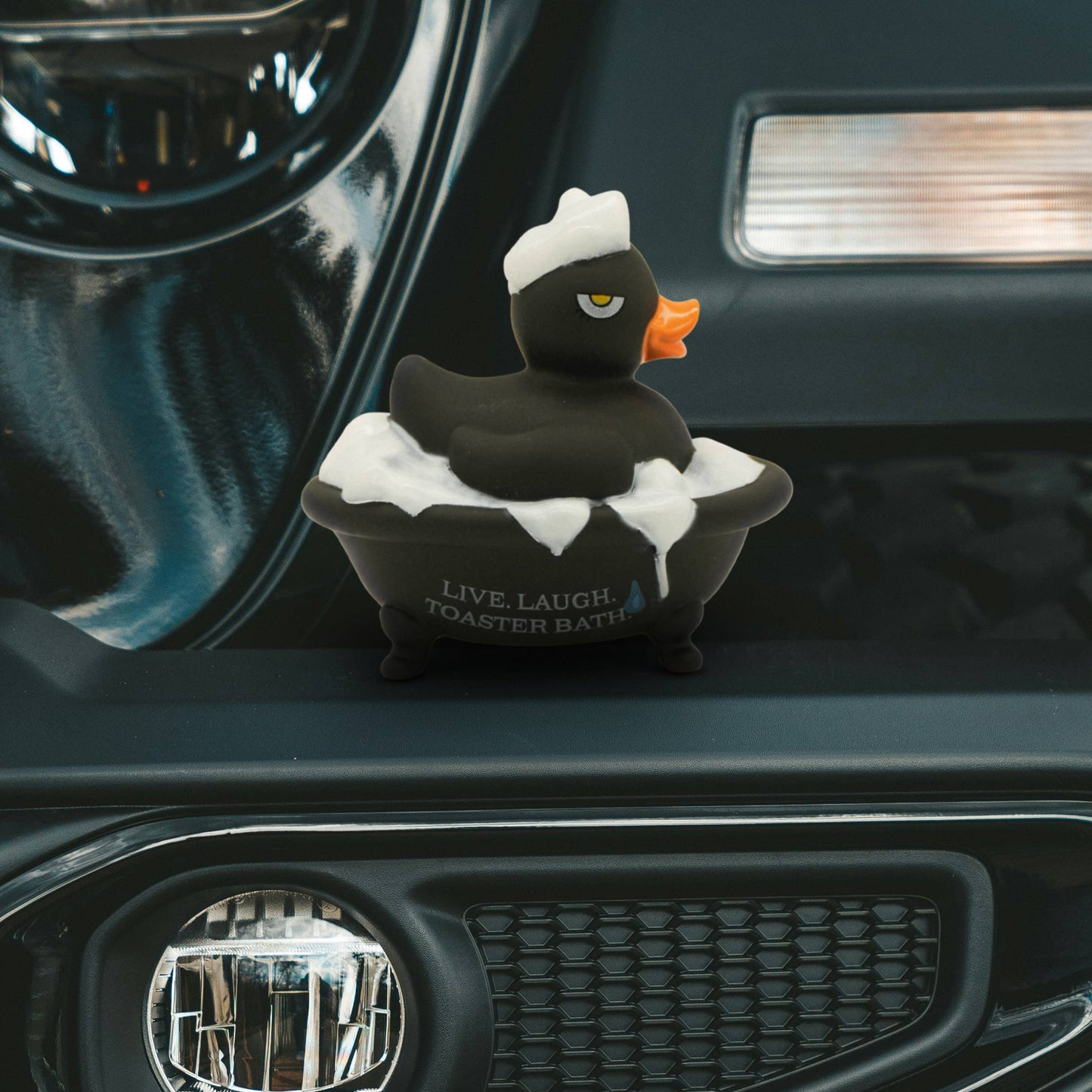 “Live. Laugh. Toaster Bath.” Rubber Duck
