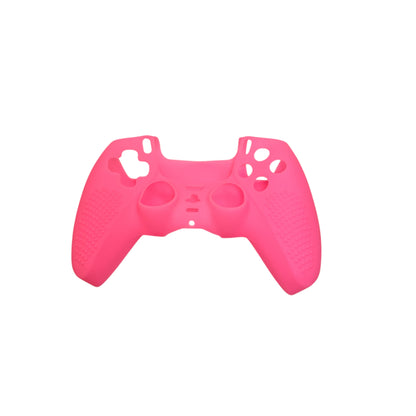 JenDore Pink Silicone Shell Cover – Compatible with PS5 Controllers, Anti-Slip Grip & Protection