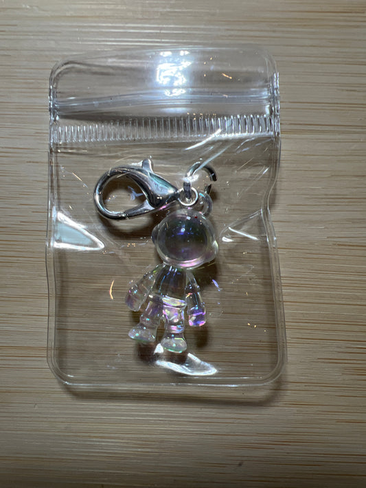 JenDore Handmade Crystal Astronaut Bag Charm