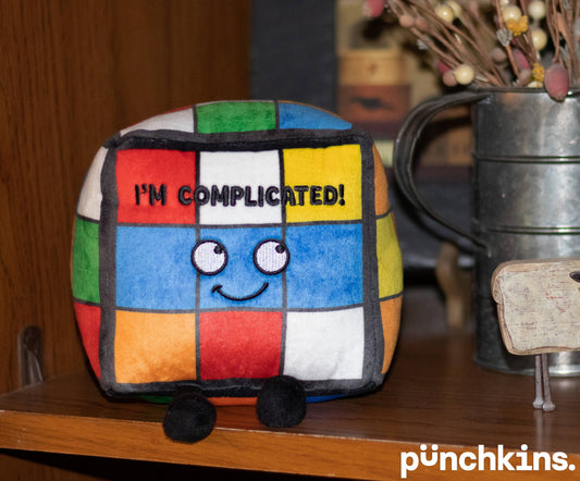Puzzle Cube Plush Collectible Plush Gift  Soft Toy Funny