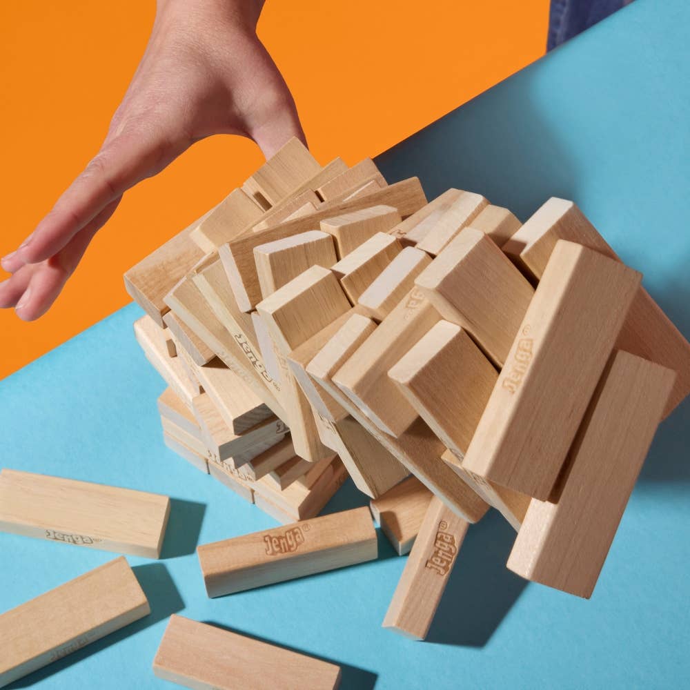 Official Hasbro Jenga Game with More Ways to Play – G1499