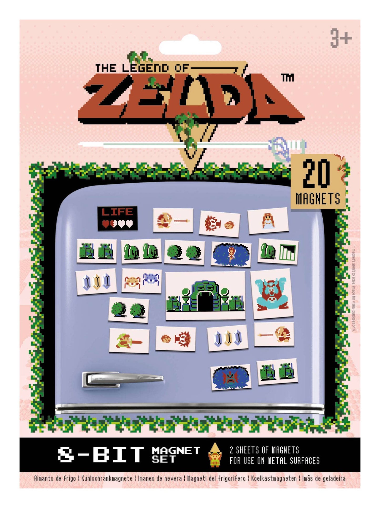 Legend of Zelda Magnet Set 23 pieces Magnet Set