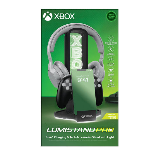 Paladone Xbox 3-in-1 Desk Headphone Stand With RGB Light