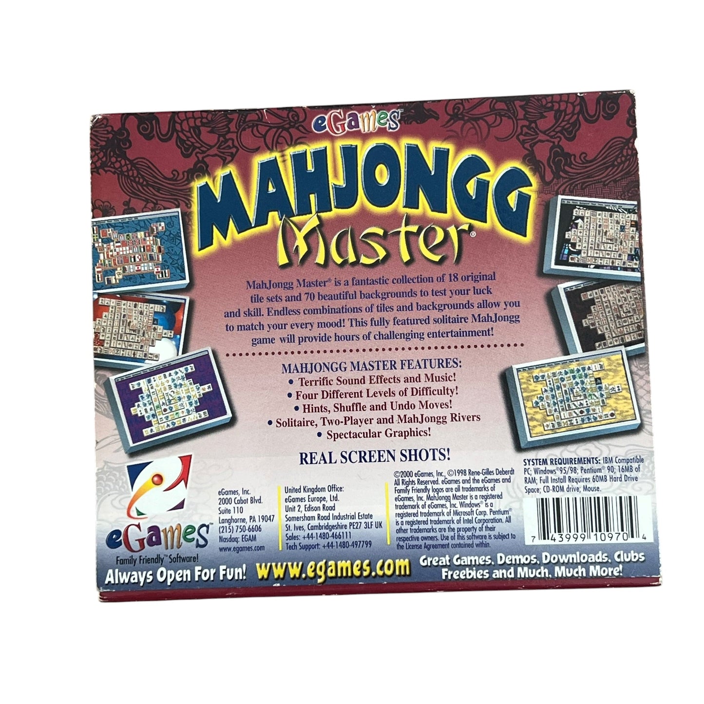 Mahjongg Master -Preowned