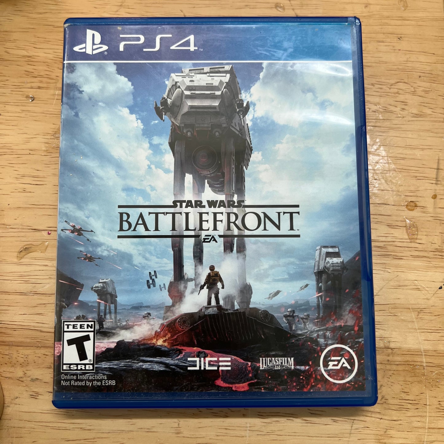 Used Star Wars Battlefront EA PS4 Playstation Video Game with Case | Preowned at JenDore