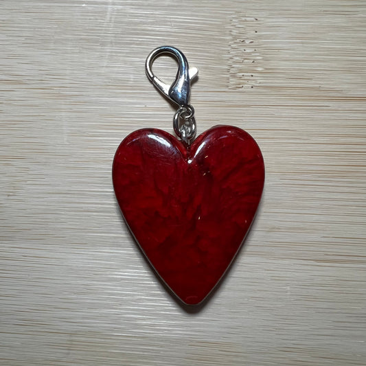 JenDore Handmade Heart Bag Charm
