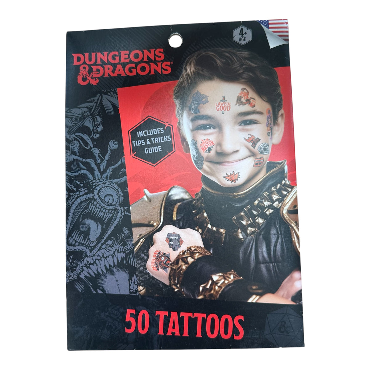 Dungeons & Dragons Temporary Tattoos – 50 Count