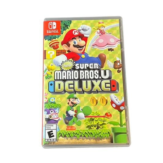 Used Super Mario Bros. U Deluxe Nintendo Switch Game with Case | Preowned at JenDore