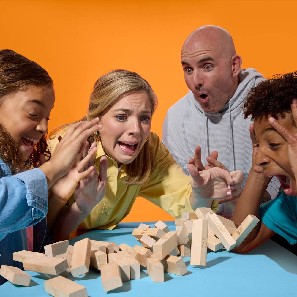 Official Hasbro Jenga Game with More Ways to Play – G1499