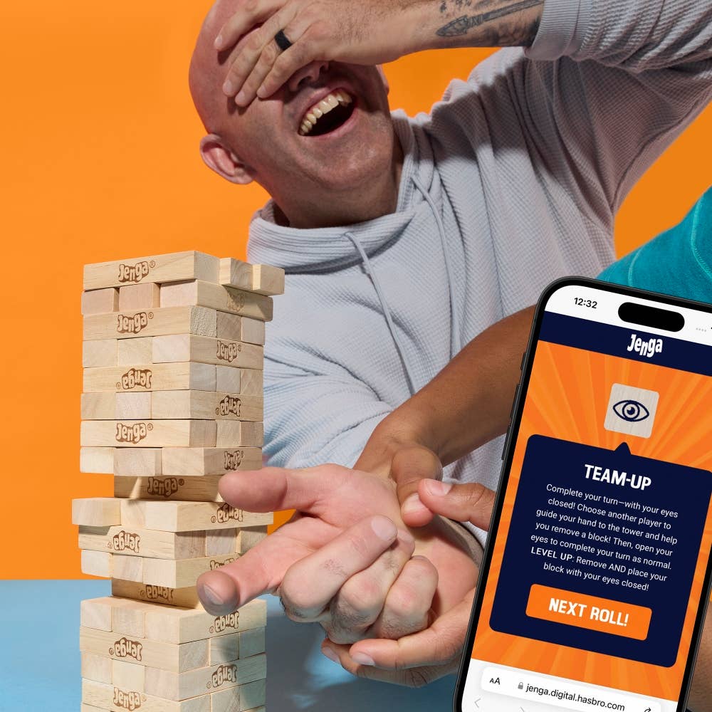 Official Hasbro Jenga Game with More Ways to Play – G1499