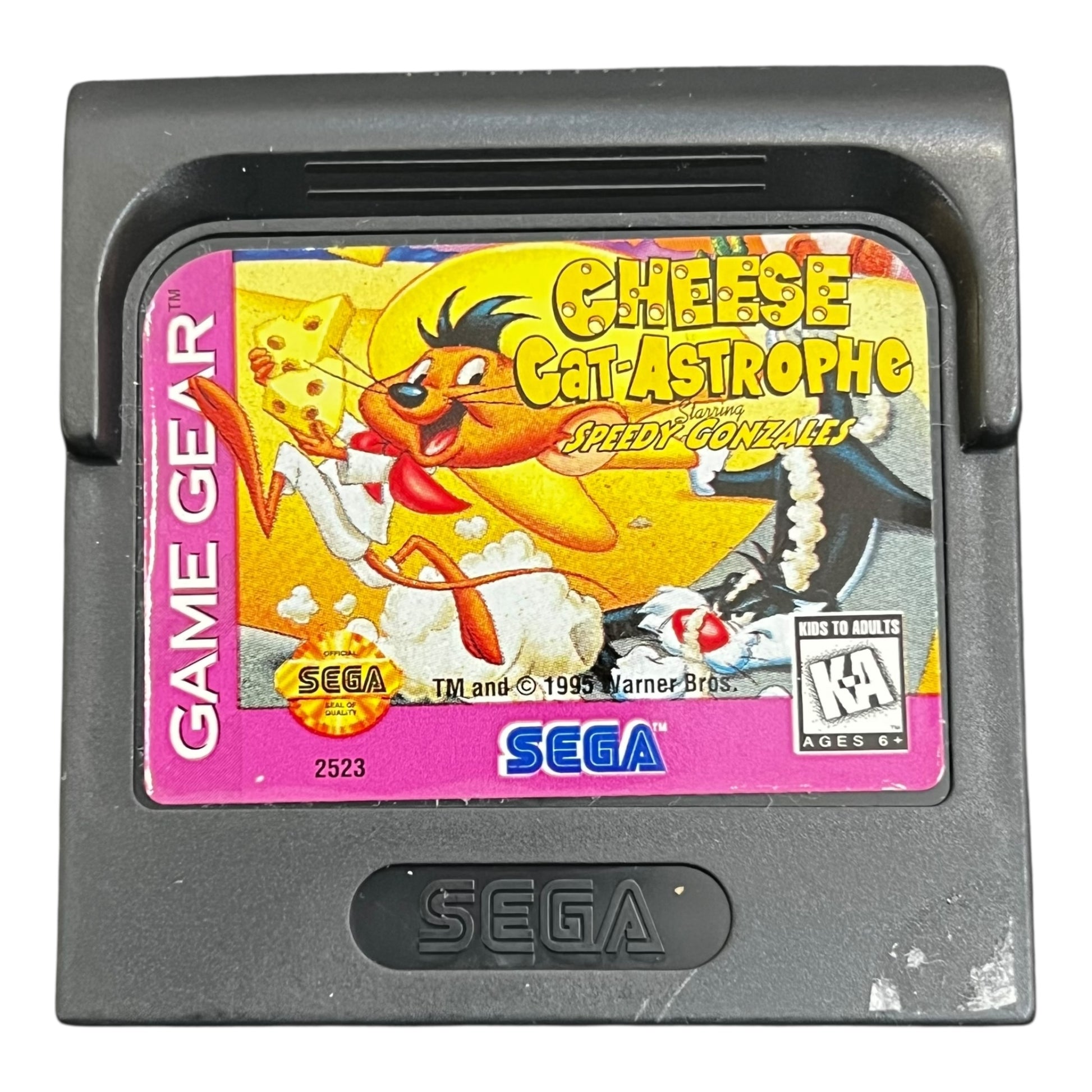Cheese Cat-Astrophe Starring Speedy Gonzales Sega Game Gear used video game cartridge