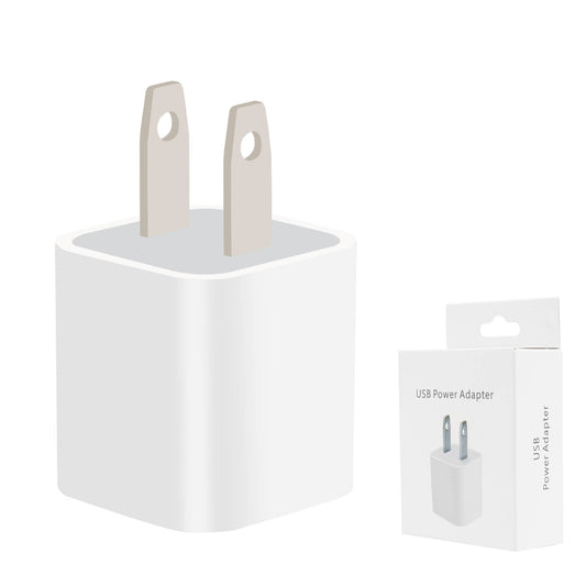 JenDore 5W USB Wall Charger Adapter – Compatible with iPhone & USB Devices