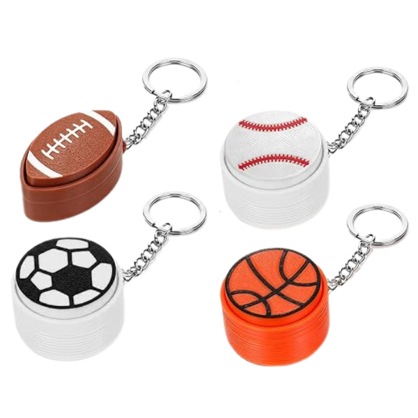 Sports Fidget Clicker Keychains