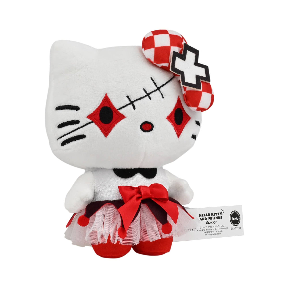 YuMe Hello Kitty and Friends 7" Cute Creepy Clown Plush