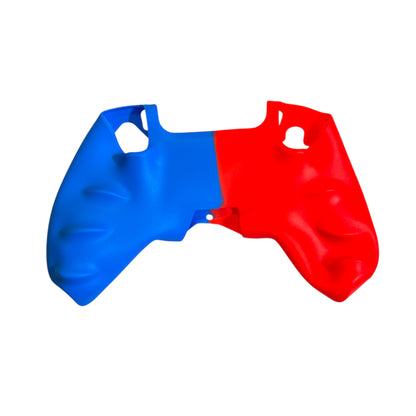 JenDore blue red silicone anti‑slip grip cover for PS5 wireless controller