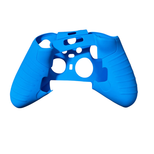 JenDore blue anti-slip silicone grip cover compatible with Xbox One wireless controllers. Improves grip and protects from wear.