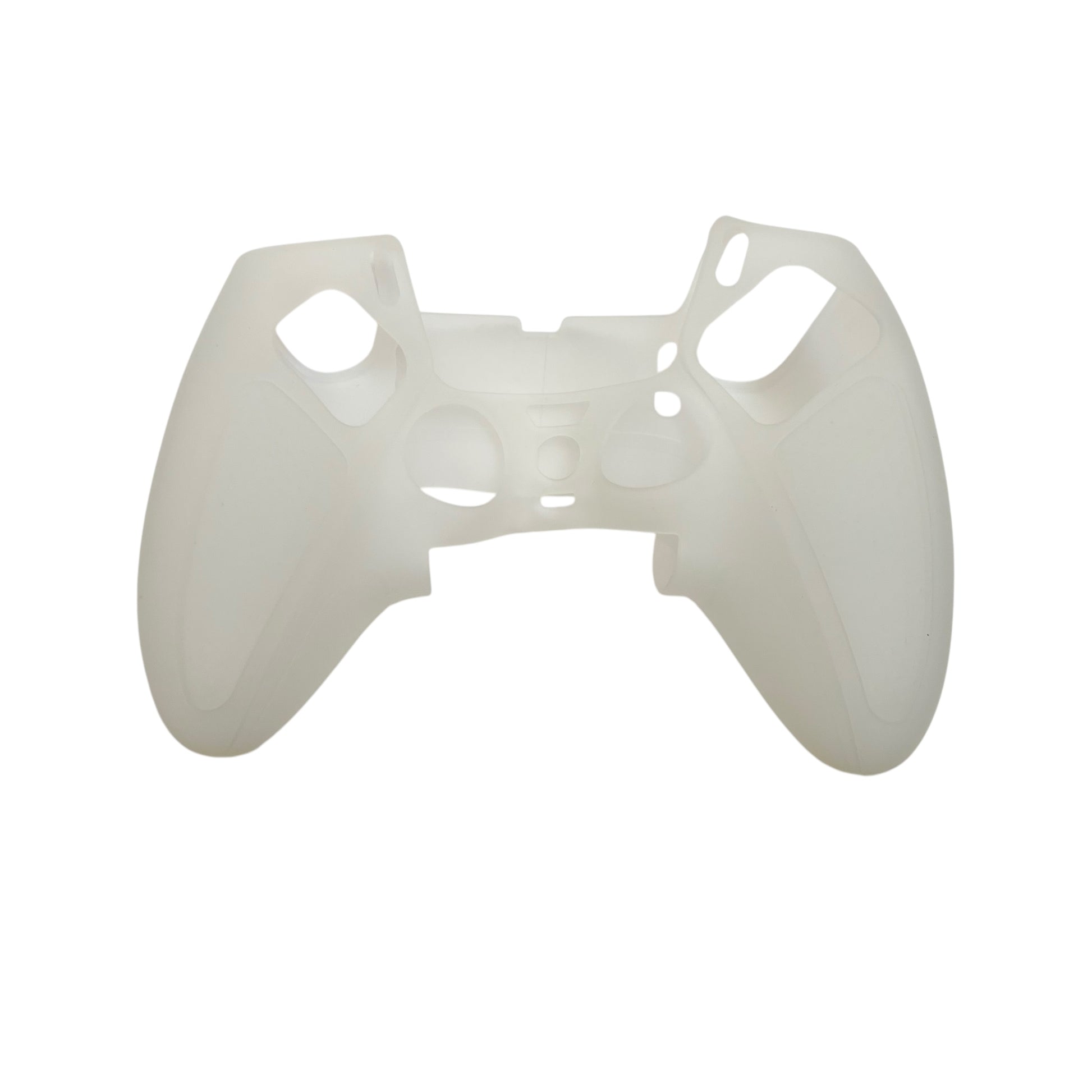 JenDore clear silicone anti-slip grip cover compatible with PS5 wireless controller