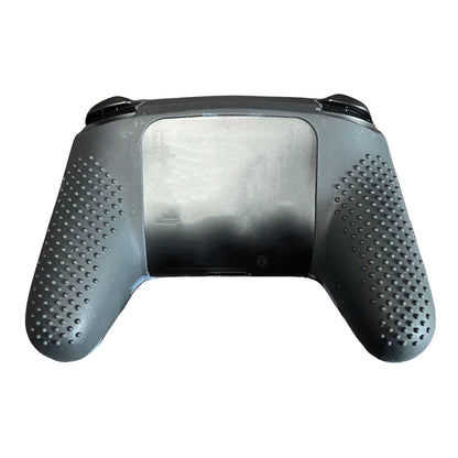 JenDore Blue silicone anti-slip grip cover compatible with Nintendo Switch Pro Controller. Features a smooth textured surface for enhanced gaming control and protection.