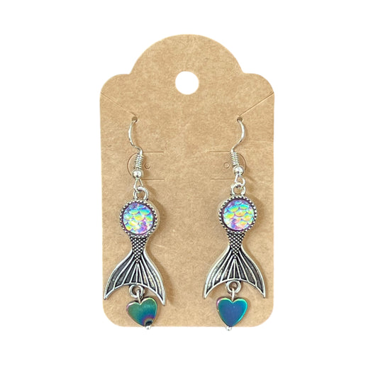 JenDore Handmade Heart Opal Scales Mermaid Tail