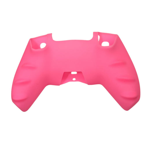 JenDore hot pink silicone anti-slip grip cover compatible with PS5 wireless controller