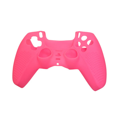 JenDore hot pink silicone anti-slip grip cover compatible with PS5 wireless controller