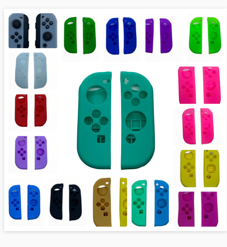 JenDore Silicone Covers for Nintendo Switch Joy-Cons - Mix & Match Protective Shells